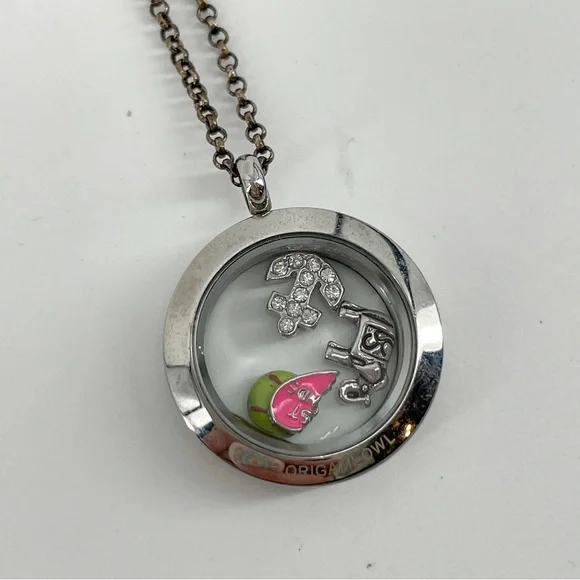 Origami Owl Jewelry Origami Owl Locket Necklace With Charms